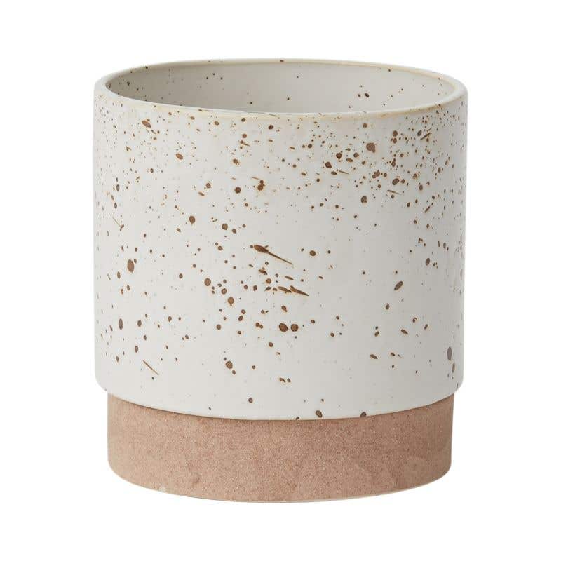 6.5 x 6.75 White Briar Pot, 8-Case