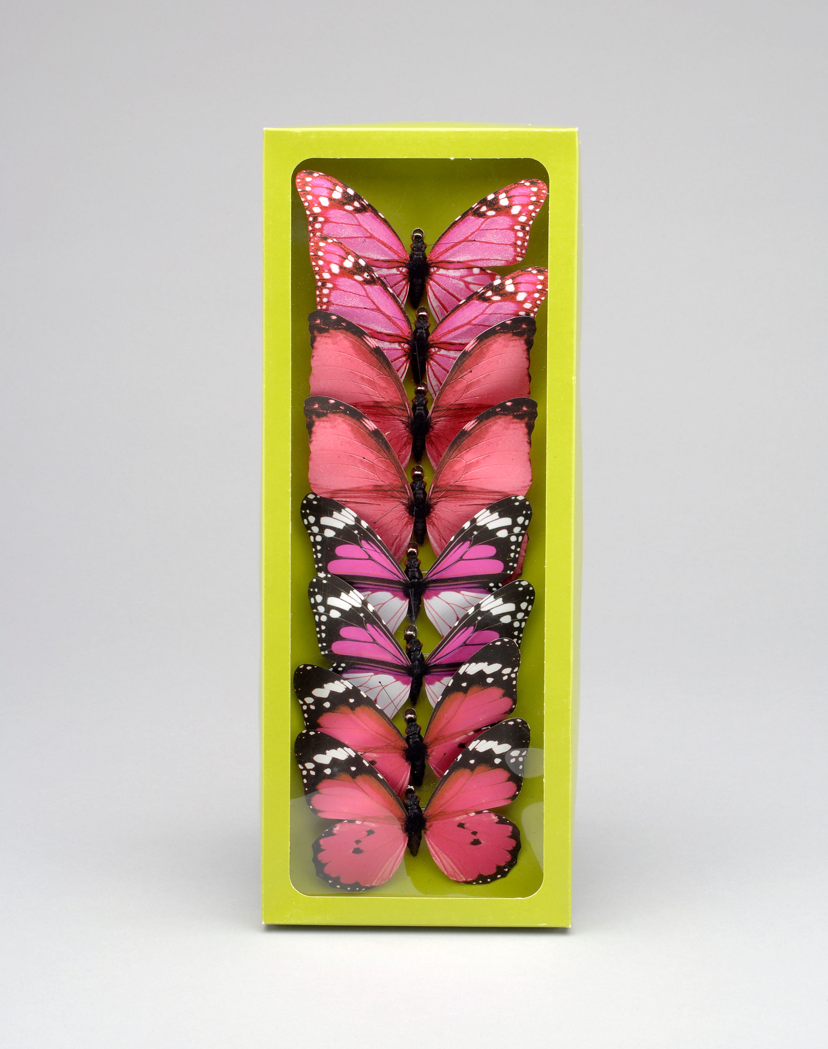 3x4.25 Pink Butterfly Picks, 8-Box
