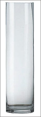 12 x 4 Clear Glass Cylinder