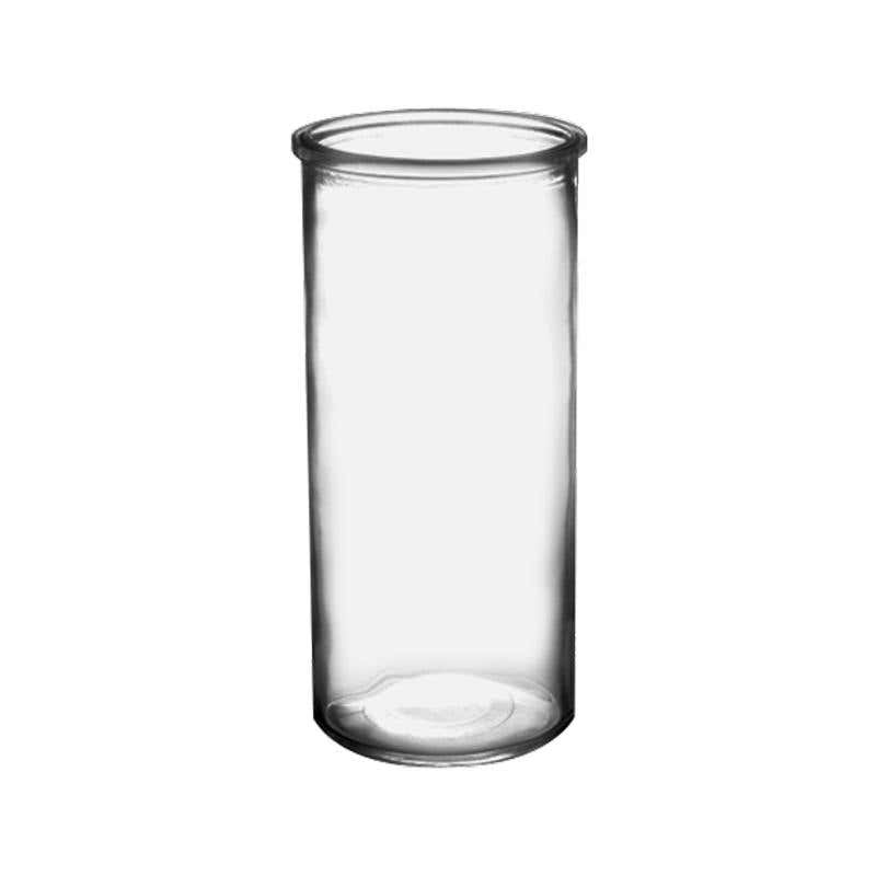 4.5x9.5 Clear Glass Cylinders, 12-Case