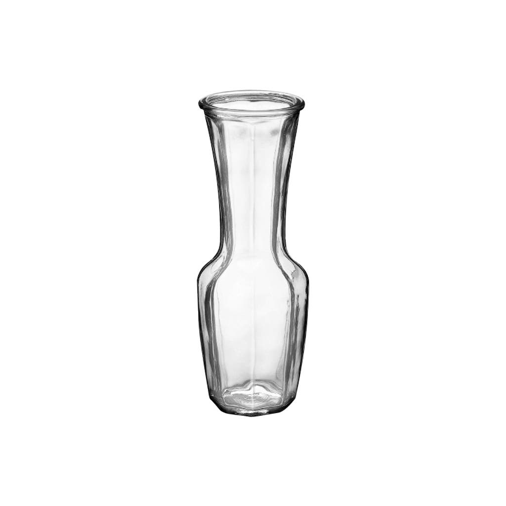 9 Clear Midi Vases, 24-Case