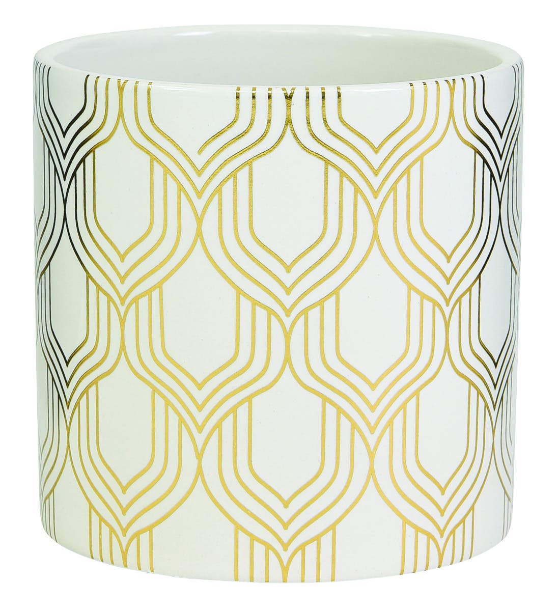 4.25 Gold Design Ceramic Pot