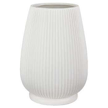 10White Palermo Vase