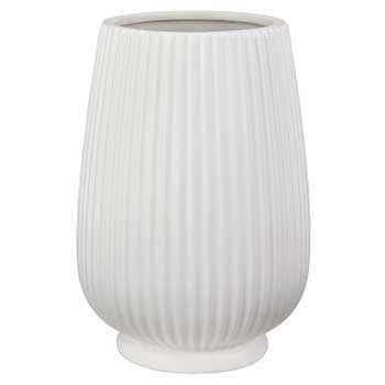 8 White Palermo Vase
