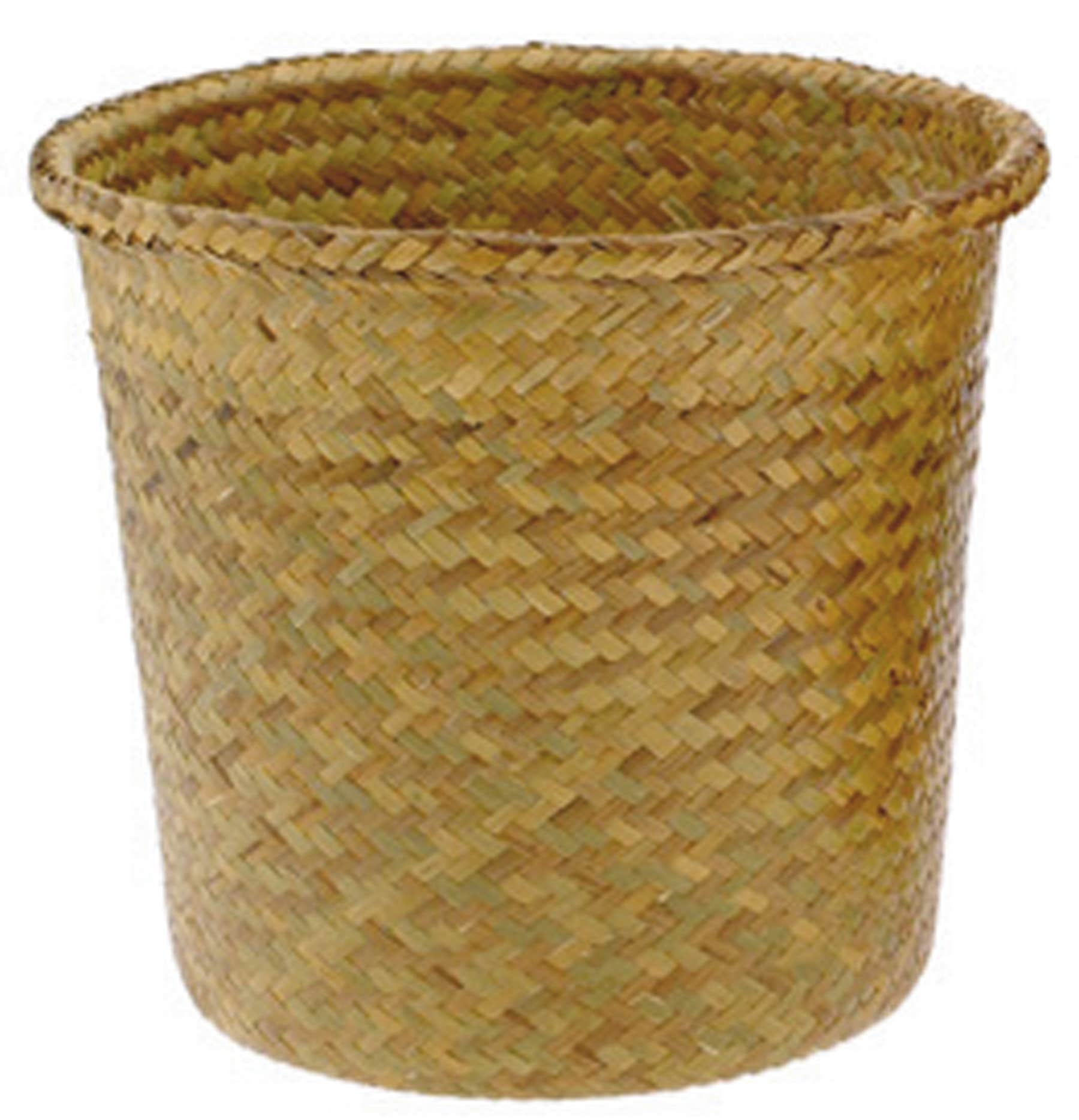8 Natural Straw Pot Cover with Liner