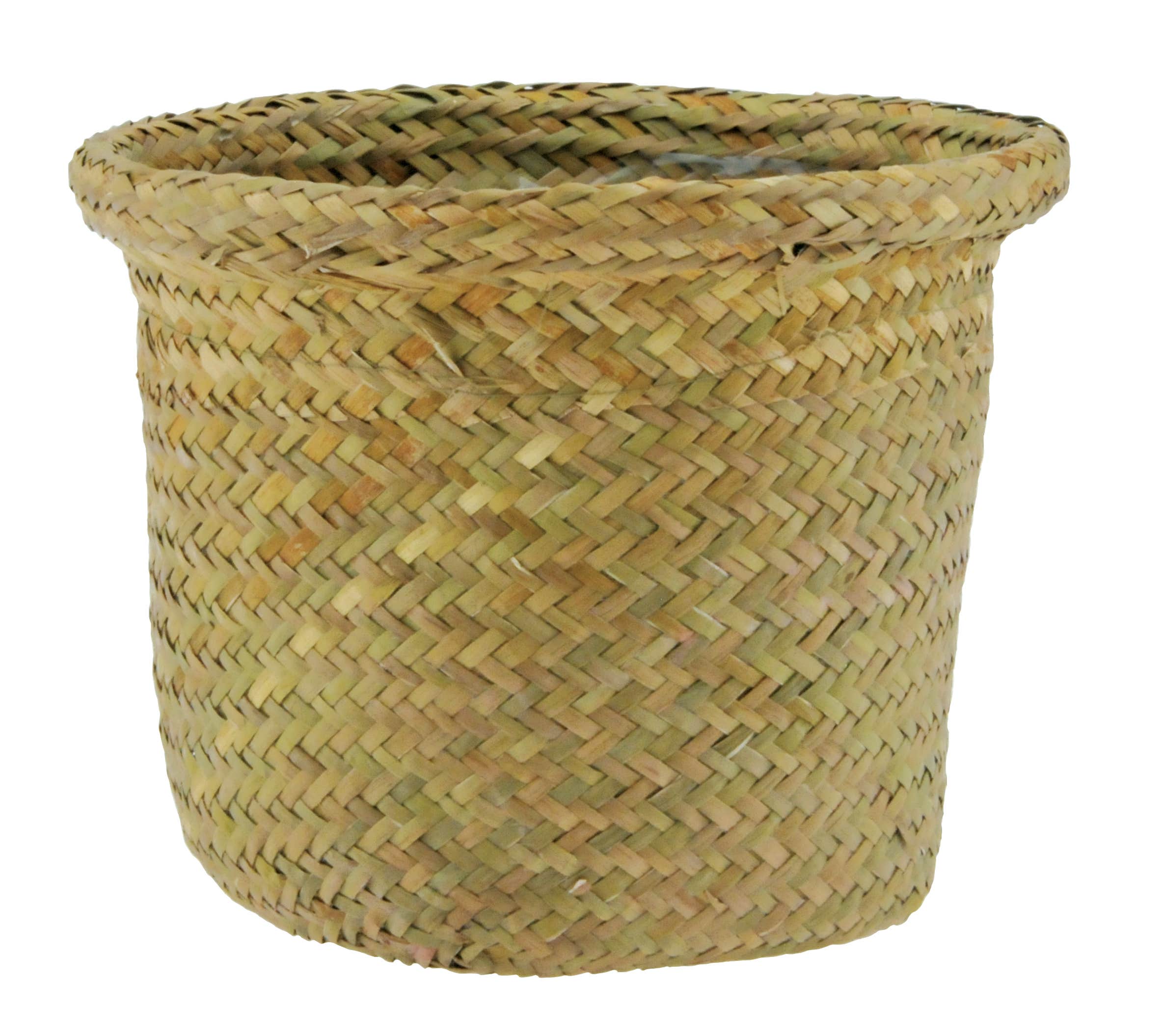 6 Natural Straw Pot Cover with Liner