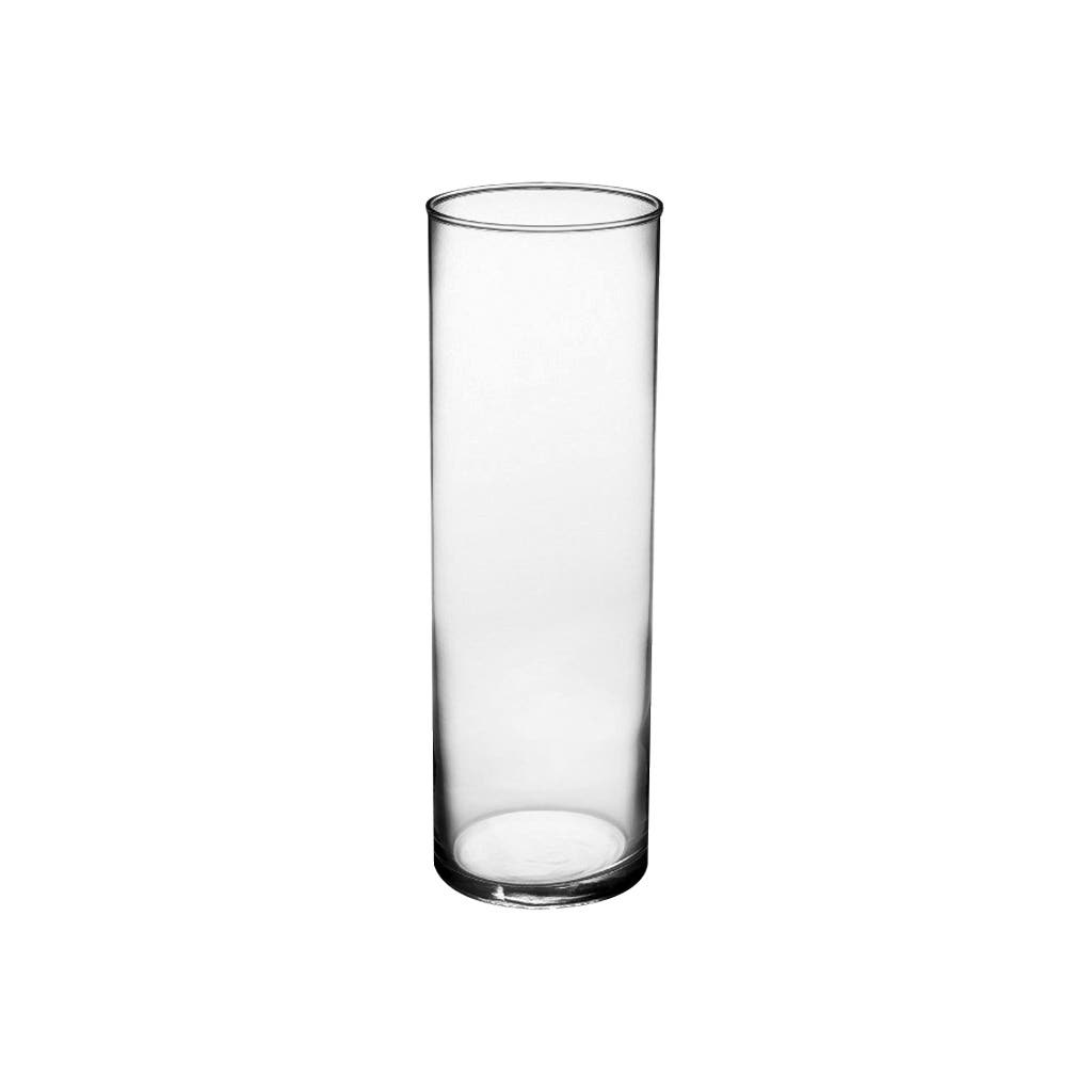 3.5 x 9 Clear Glass Cylinders, 12-Case