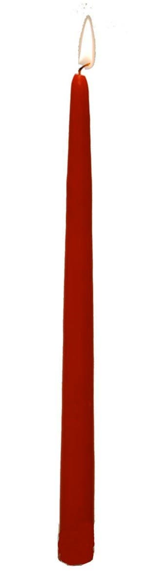 18 Red Taper Candles, 12-Box