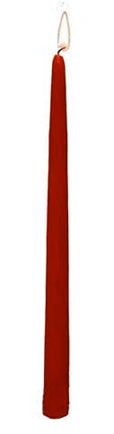 12 Red Taper Candles, 12-Box