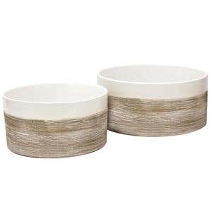 11 x 5 Taupe Ceramic Cylinder