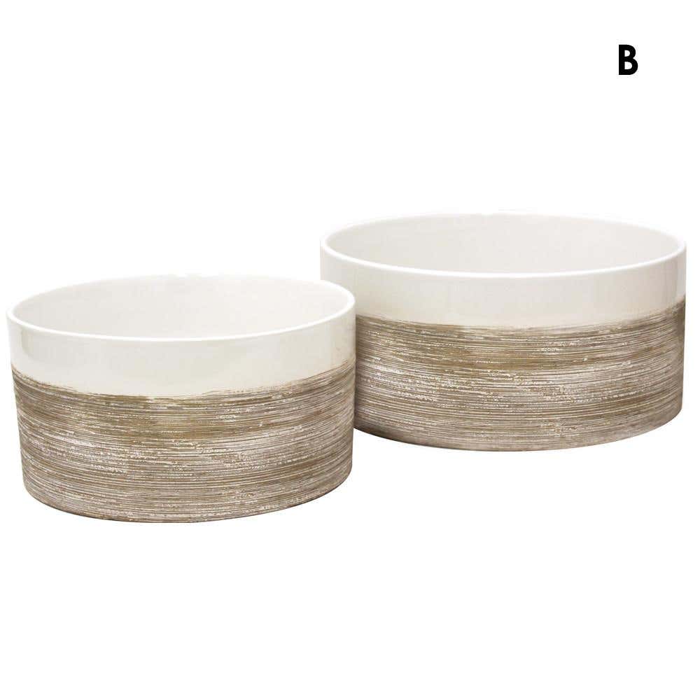 5 Taupe Ceramic Cylinder