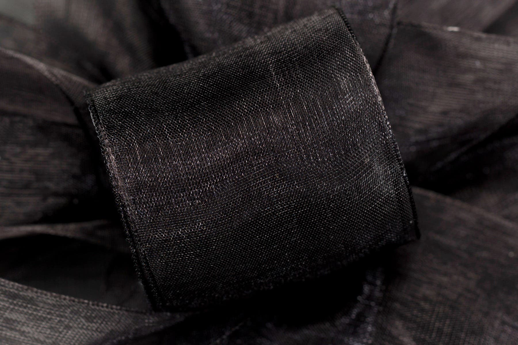 #9 Black Chiffon Ribbon, 100-Yards