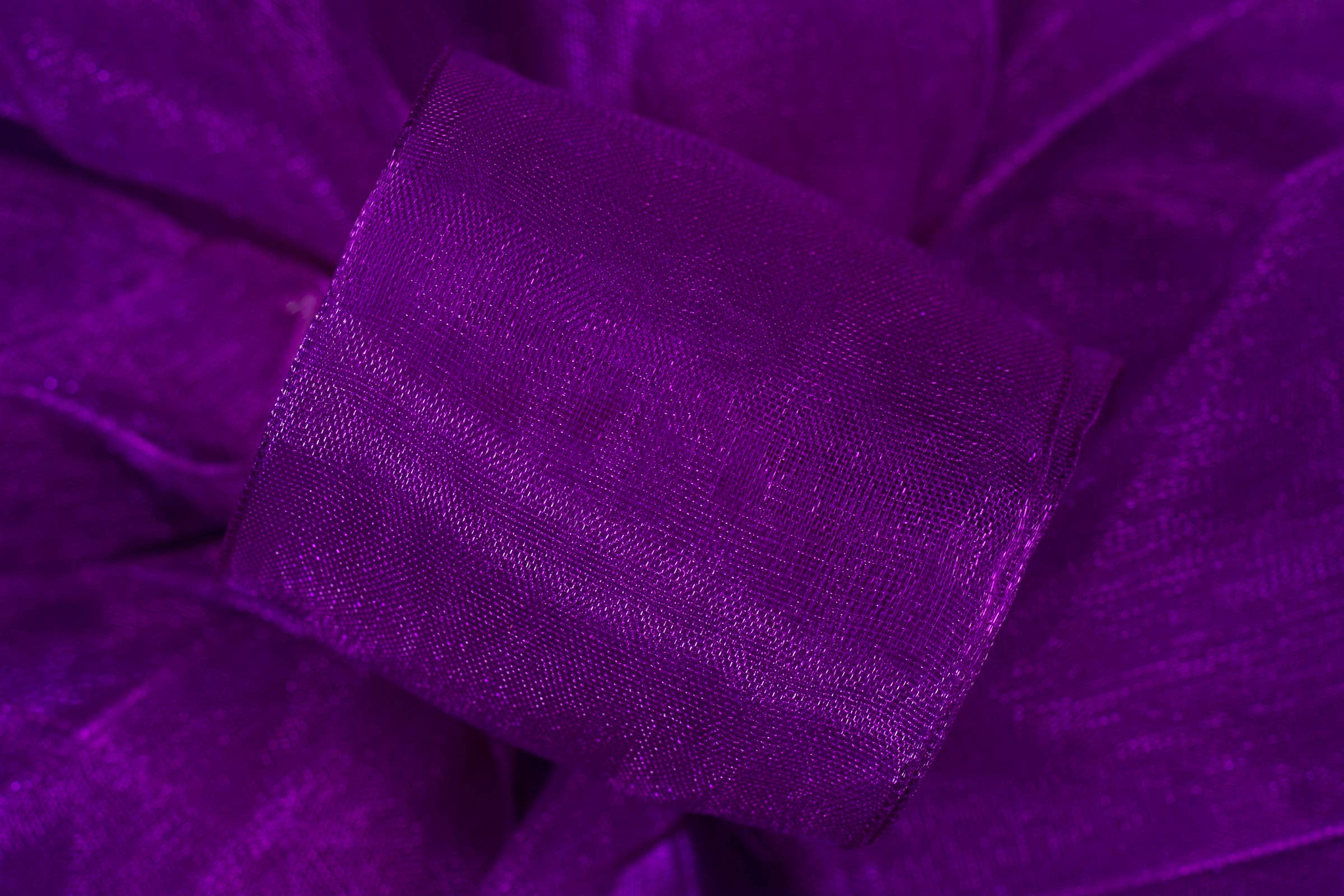 #3 Purple Chiffon Ribbon, 100-Yards