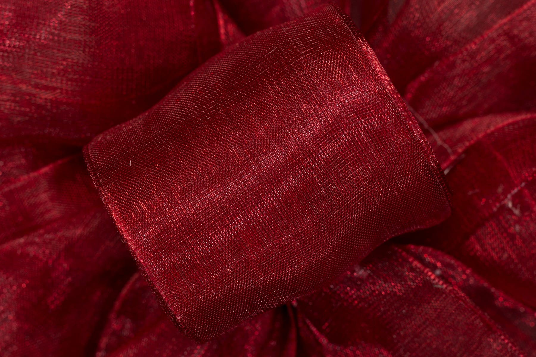 #9 Red Chiffon Ribbon, 100-Yards