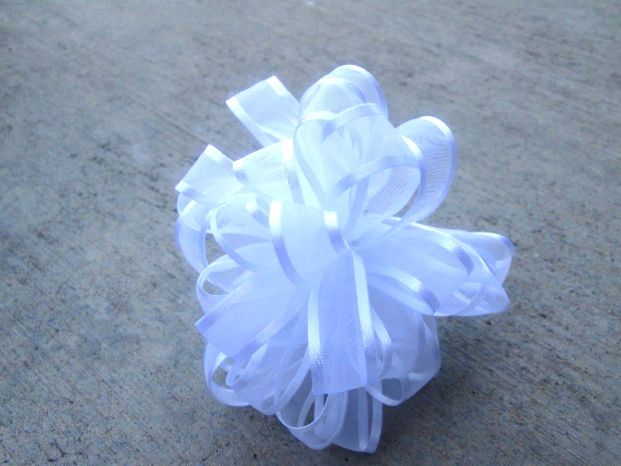 #3 White Cleopatra Ribbon, 25-Yards