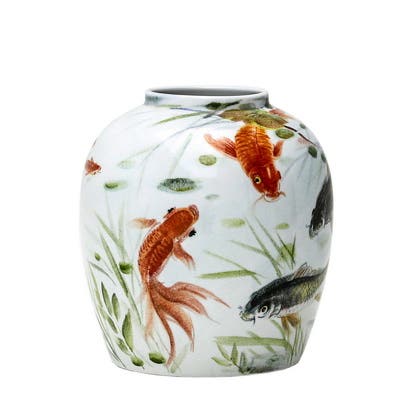 9 x 9.5 Multi-Color Hand-painted Bottle, 1-Case