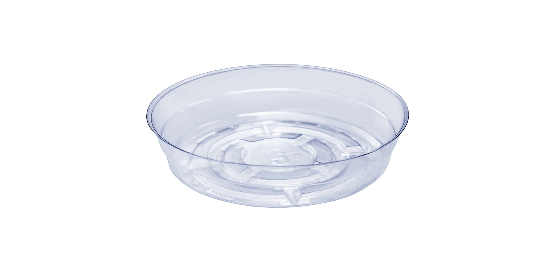 5 Clear Vinyl Plant Saucer, 50-Bag