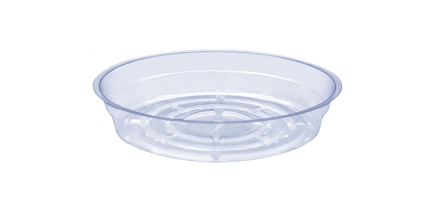 7 Clear Vinyl Plant Saucer, 50-Bag