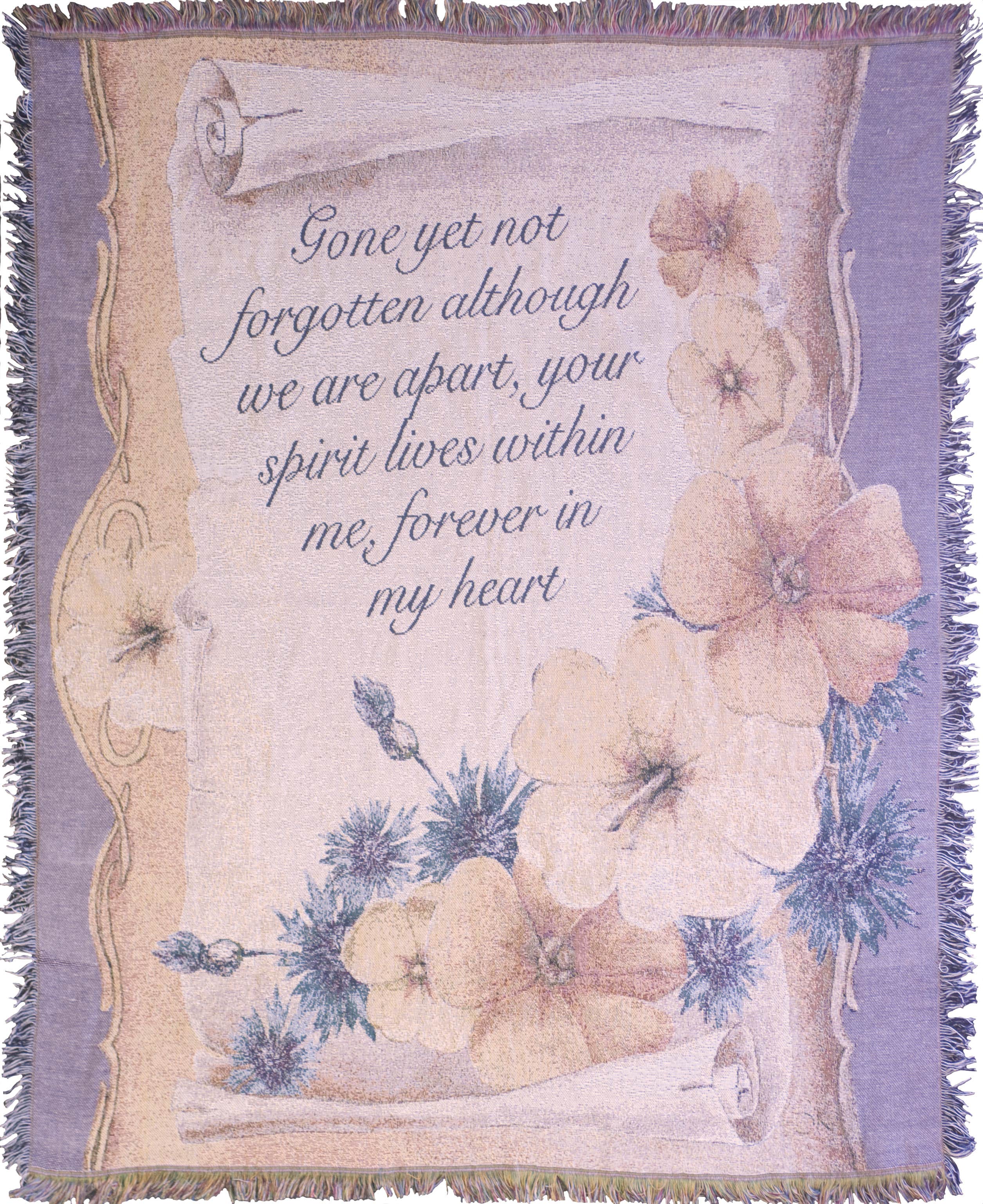 4 x 5' Gone Yet Not Forgotten Blanket