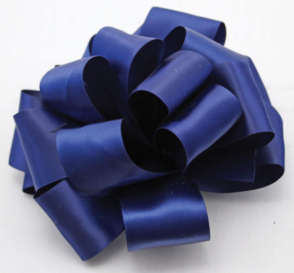 #9 Blue Double Face Satin Ribbon, 50-Yds
