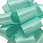 #9 Aqua Double Face Satin Ribbon, 50-Yds