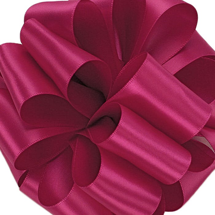 #3 Pink Double Face Satin Ribbon, 50-Yds