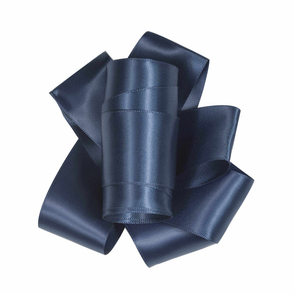 #9 Blue Double Face Satin Ribbon, 50-Yds