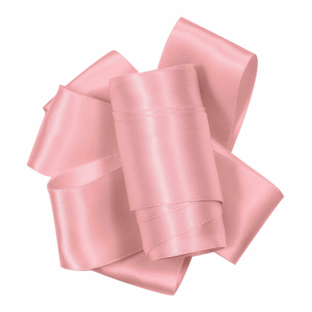 #3 Pink Double Face Satin Ribbon, 50Yds