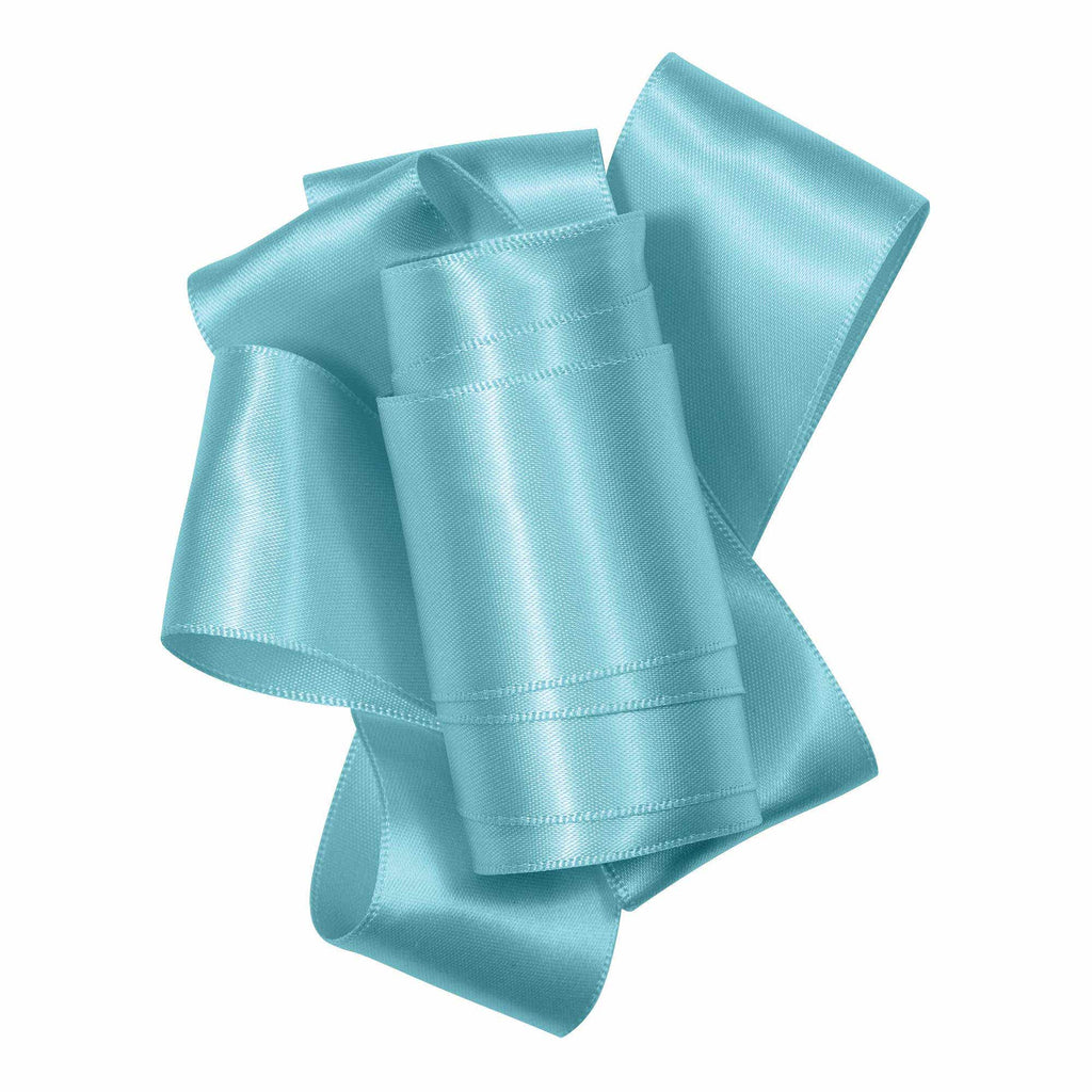 #9 Blue Double Face Satin Ribbon, 50-Yds