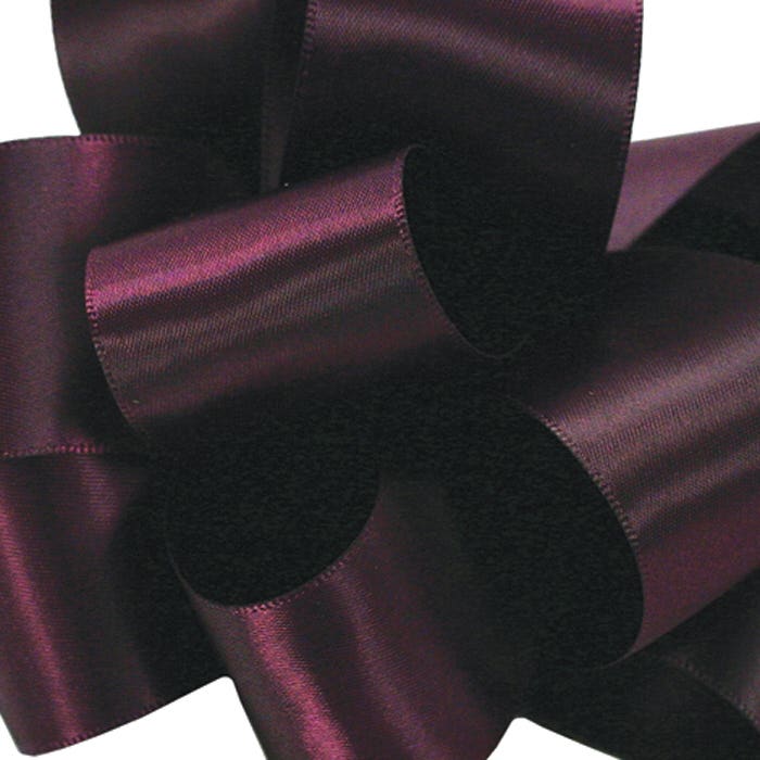 #3 Purple Double Face Satin Ribbon