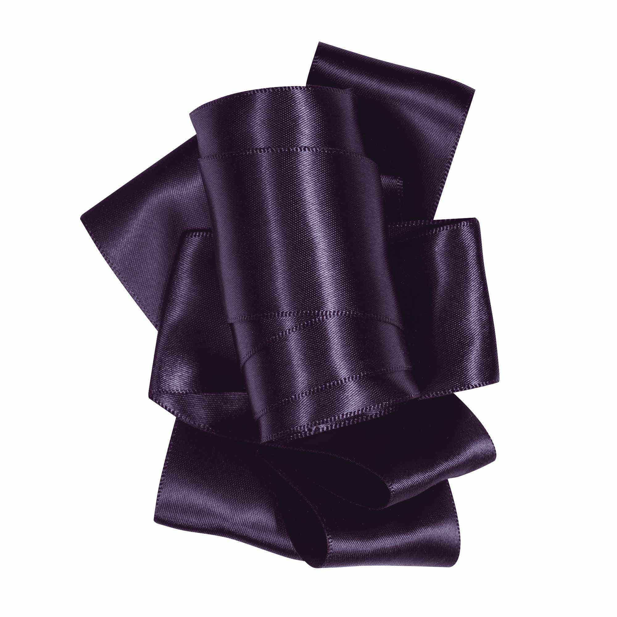 #3 Purple Double Face Satin Ribbon