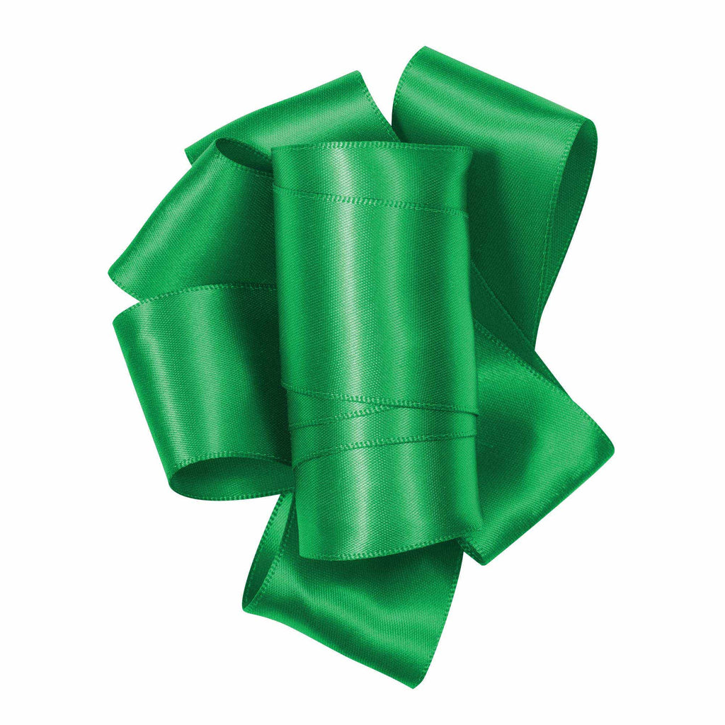 #9 Green Double Face Satin Ribbon, 50Yds