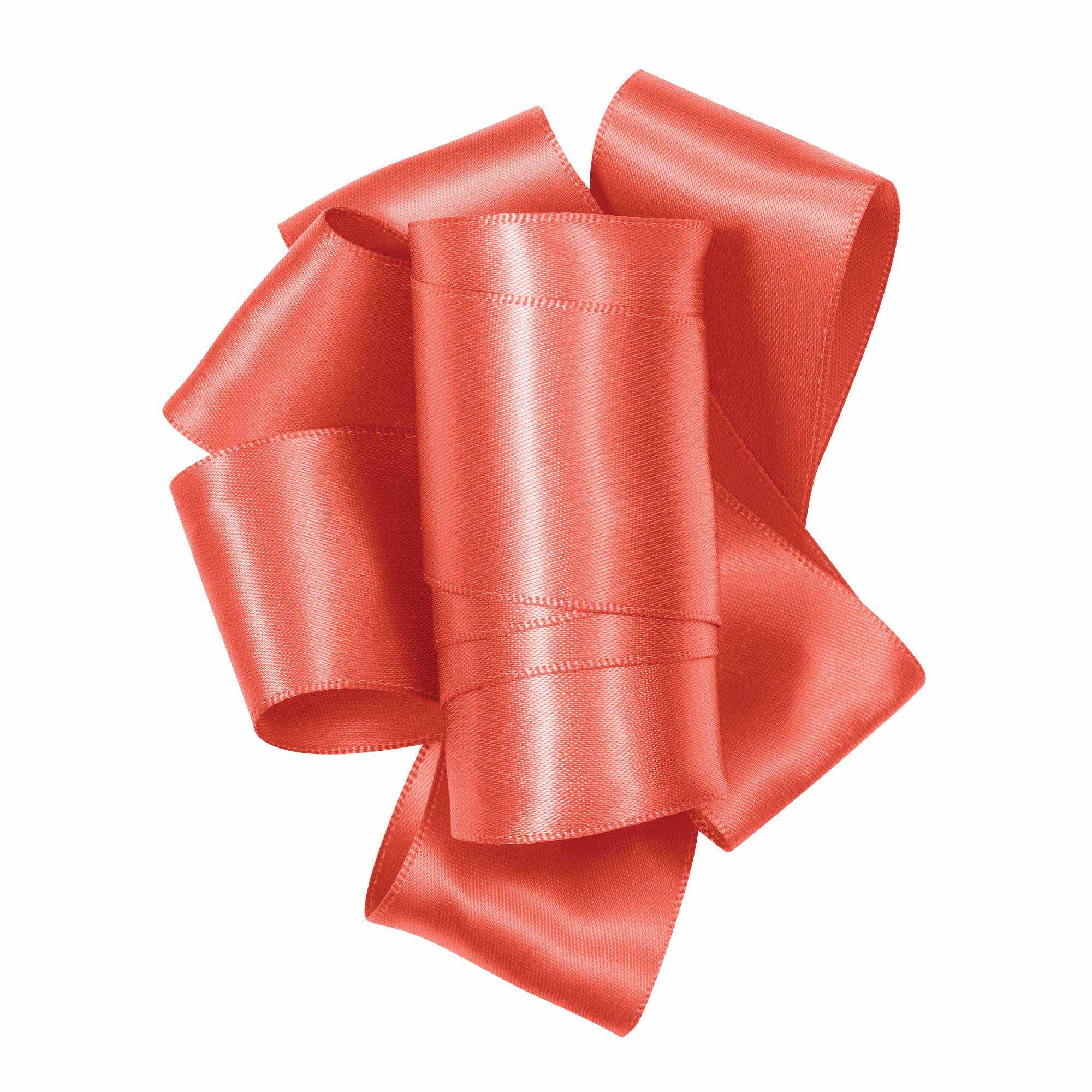 #9 Orange Double Face Satin Ribbon