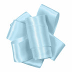 #3 Blue Double Face Satin Ribbon, 50Yds