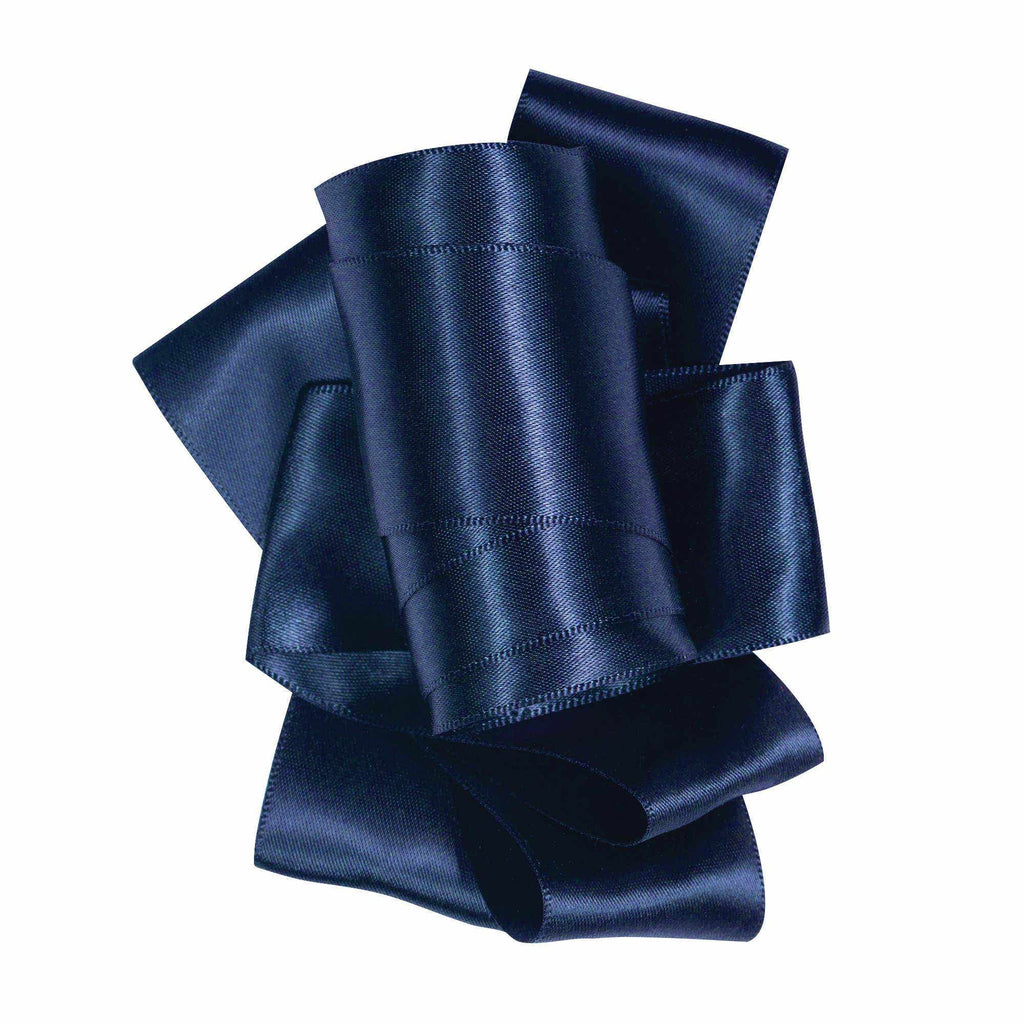 #9 Blue Double Face Satin Ribbon, 50-Yds