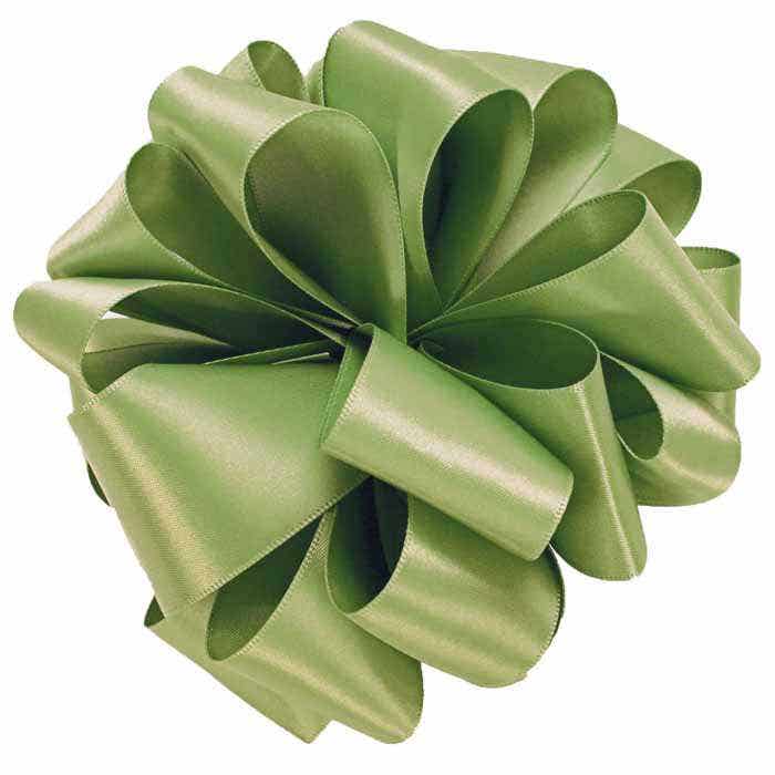 #9 Green Double Face Satin Ribbon, 50Yds