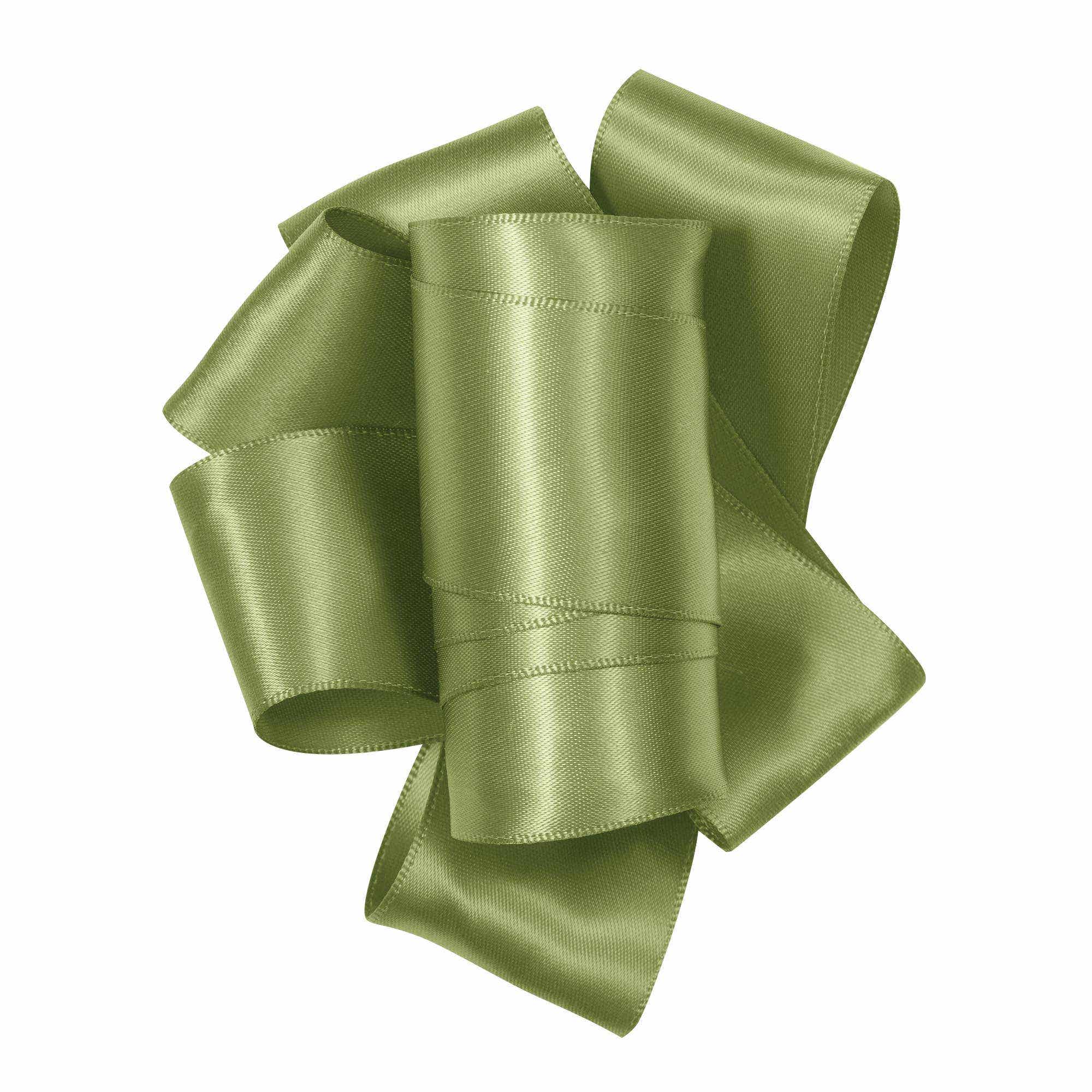 #9 Green Double Face Satin Ribbon, 50Yds