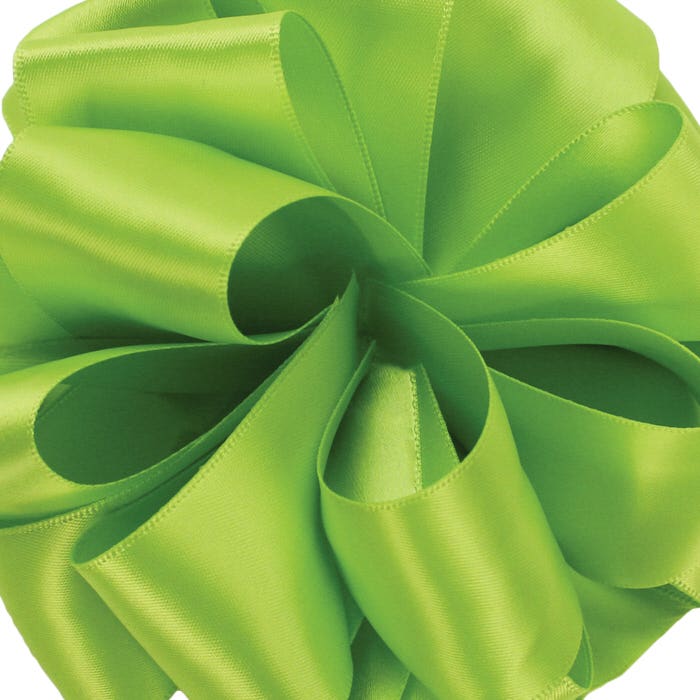 #9 Green Double Face Satin Ribbon, 50Yds