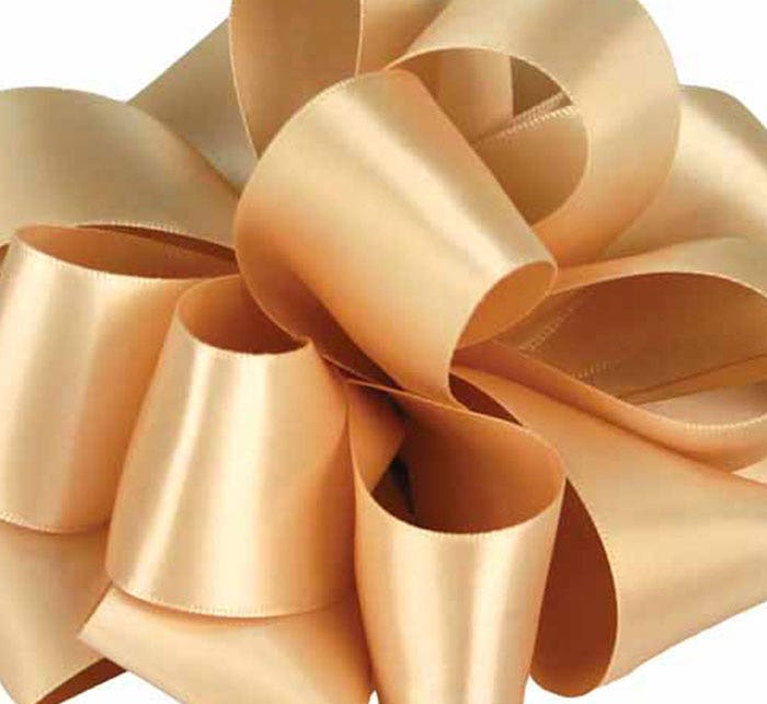 #9 Oatmeal Double Face Satin Ribbon