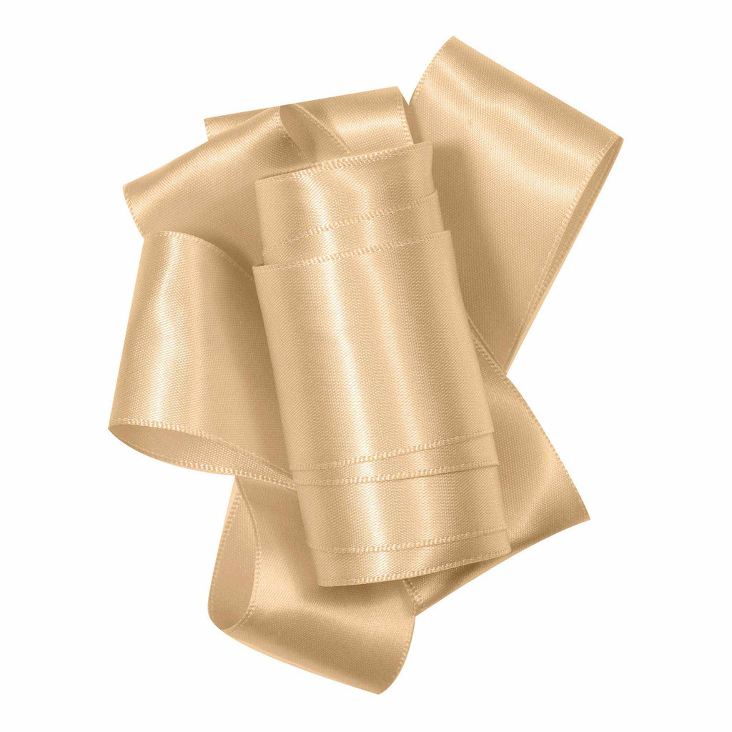 #9 Oatmeal Double Face Satin Ribbon