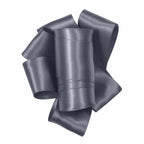 #3 Gray Double Face Satin Ribbon, 50-Yds