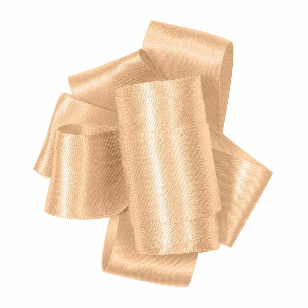 #3 Natural Double Face Satin Ribbon
