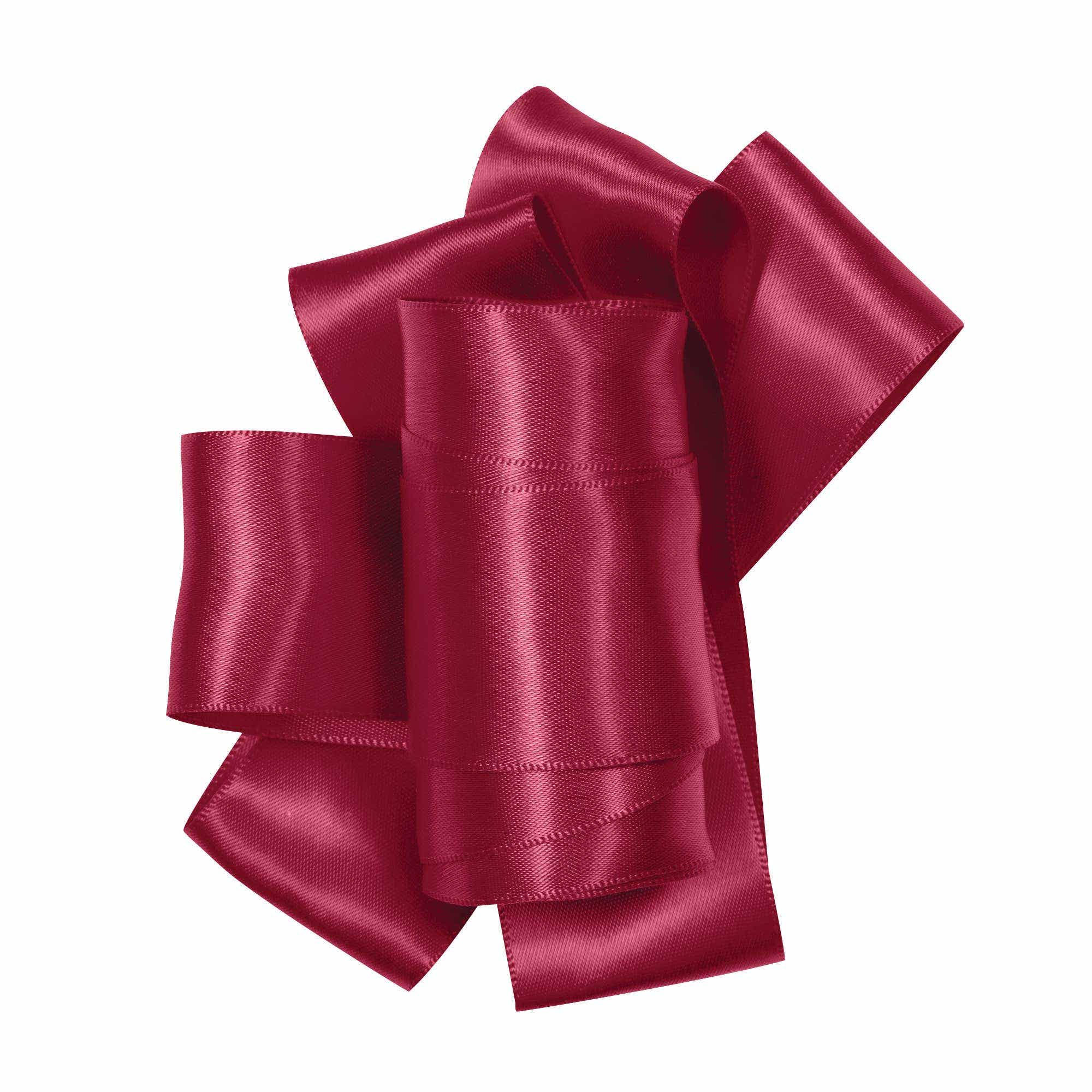 #9 Red Double Face Satin Ribbon, 50-Yds