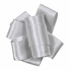 #9 Silver Double Face Satin Ribbon