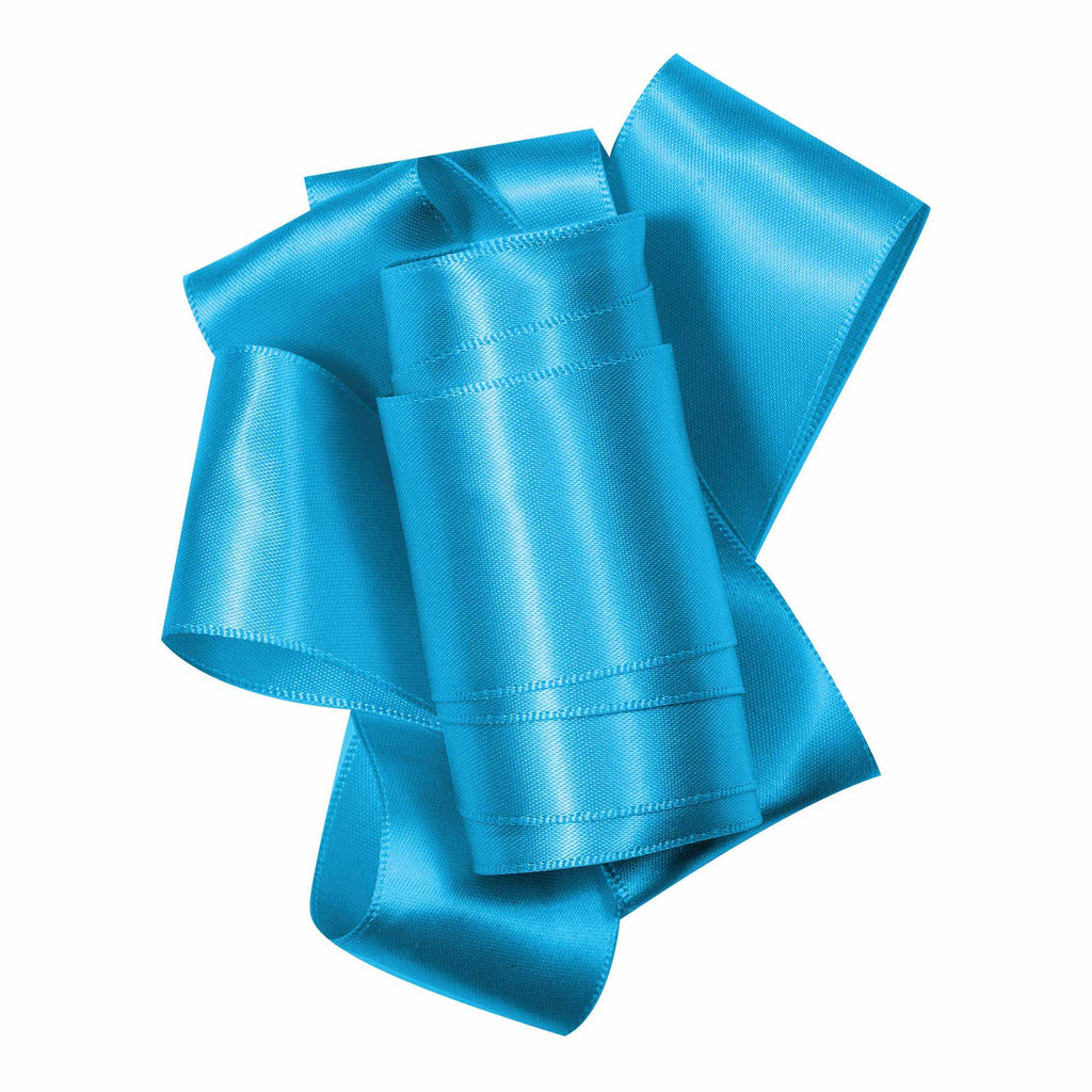 #9 Turquoise Double Face Satin Ribbon