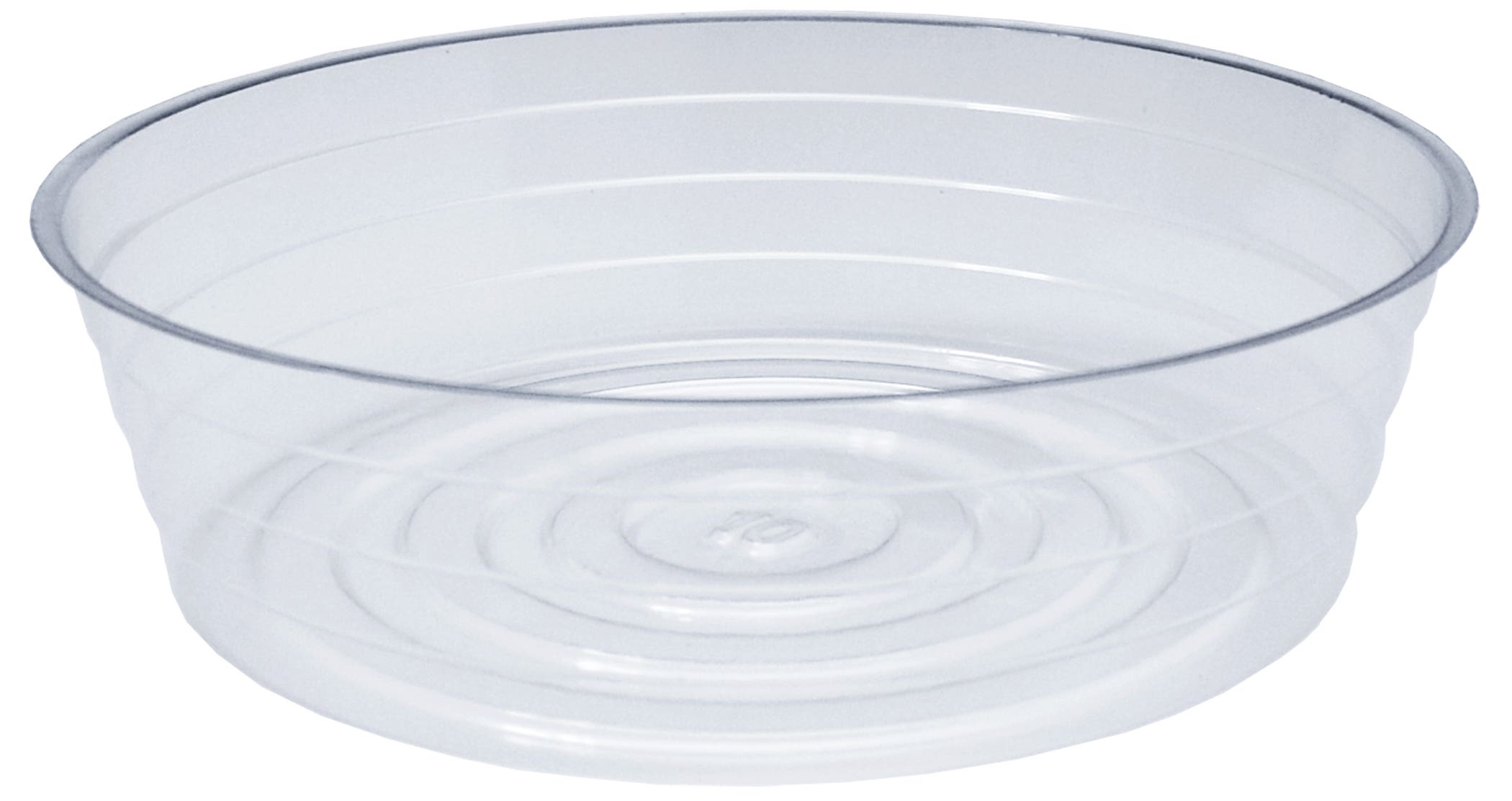 12" Clear Vinyl Basket Saucer, 25-Bag