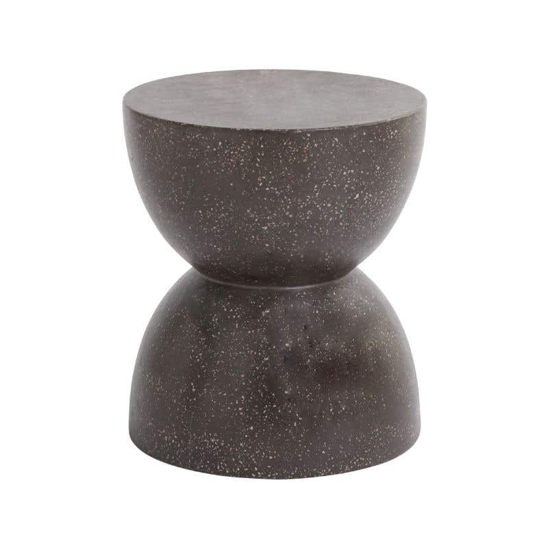 15.75 x 18.25 Black Drew Stool