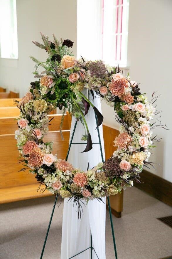 22 Green Foam Wreath, 2-Case