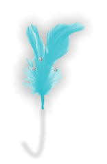 Flutterzz Peacock Feathers, 12-Pack