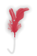 Flutterzz Red Feathers, 12-Pack